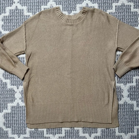 Aerie Mocha Brown Tunic Sweater - Picture 1 of 3